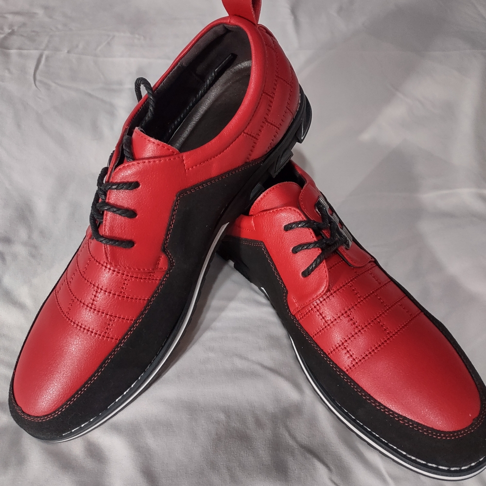 Red and Black Men's Sneakers